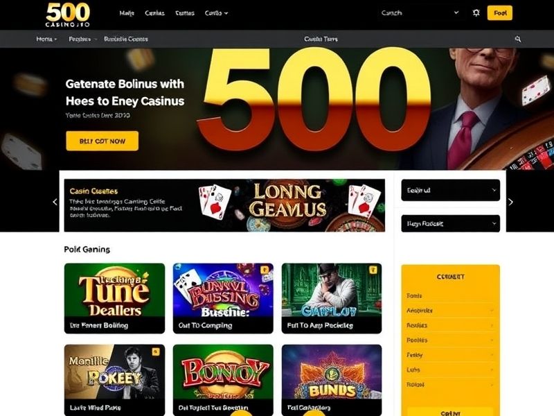 Welcome to 500 Casino Guide – your ultimate source for expert reviews, game strategies, and promotional offers. Explore the world of online gambling with authoritative insights and data-driven advice.